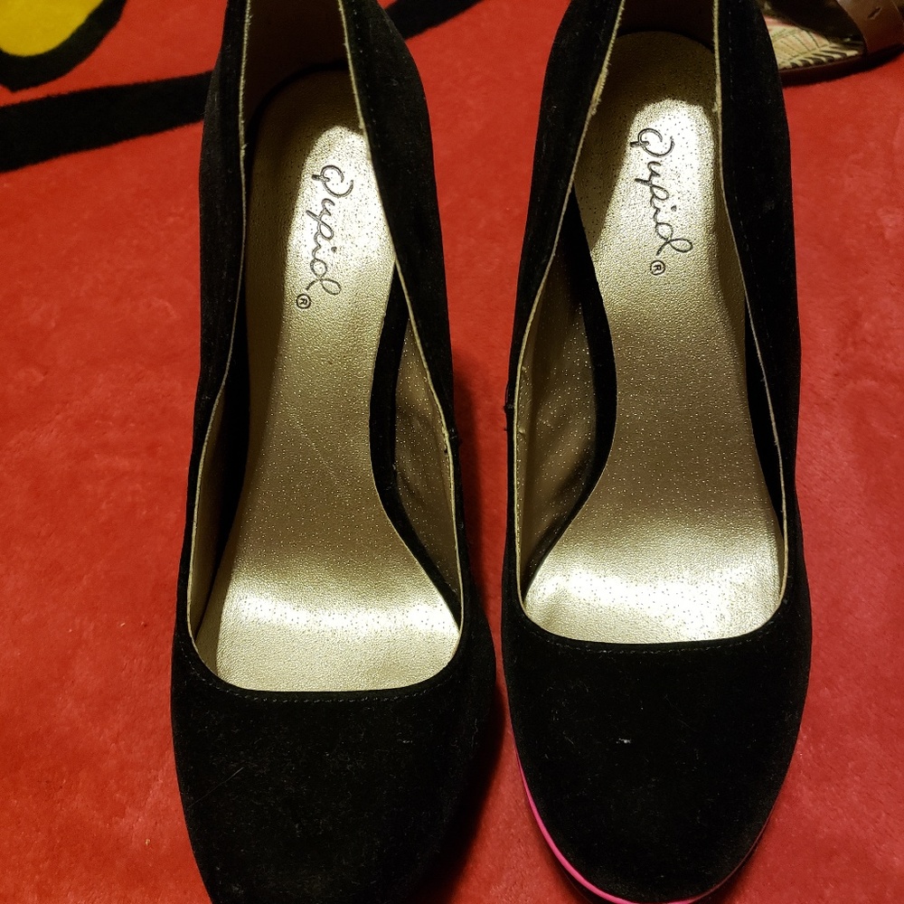 Qupid Platform High Heel Shoes Size 6